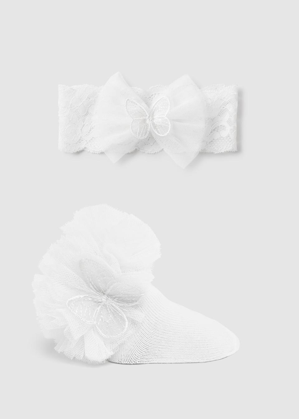 Set calzini e fascetta Bianco Mayoral 9710