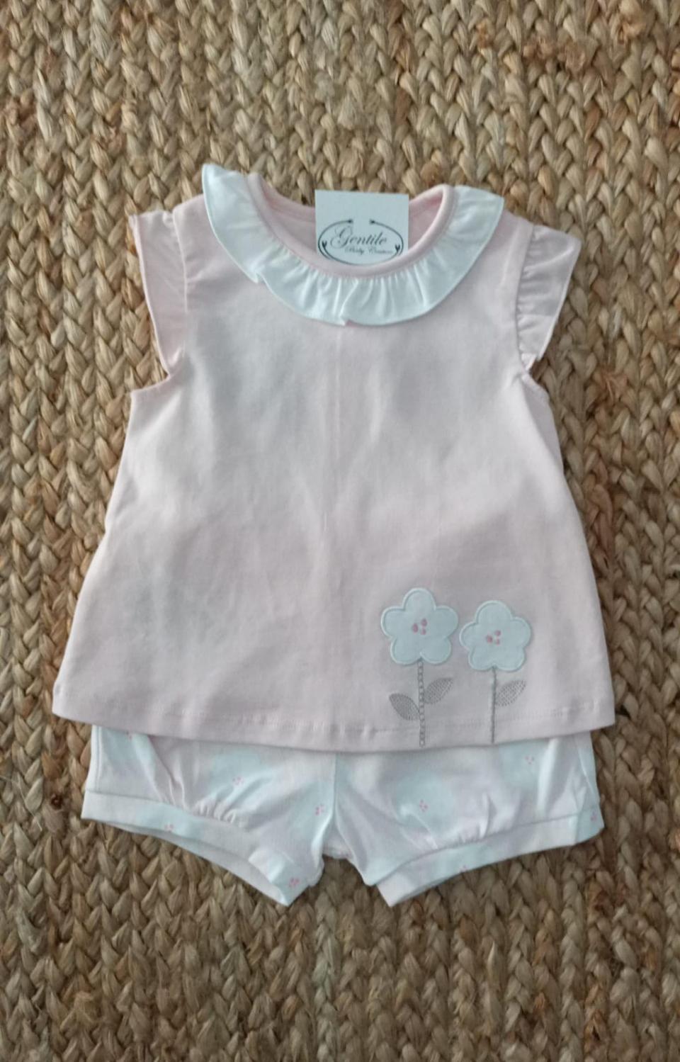 Completo 4 pezzi in cotone taglia 4-6 mesi Mayoral 1622