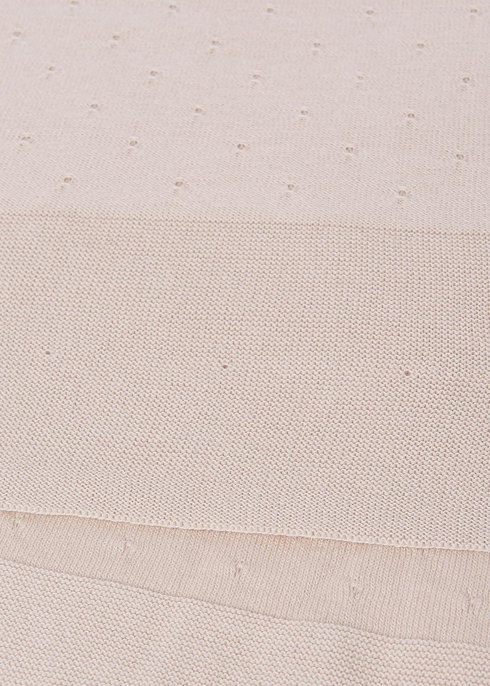 Copertina per carrozzina in filo di puro cotone Beige Mayoral