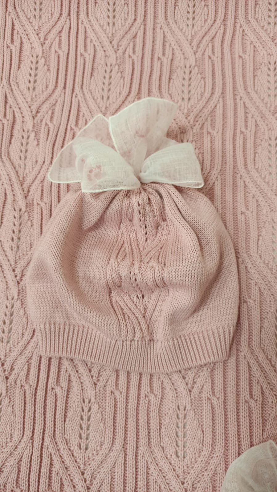 Cappellino in filo di puro cotone Melograno taglia unica Marlù