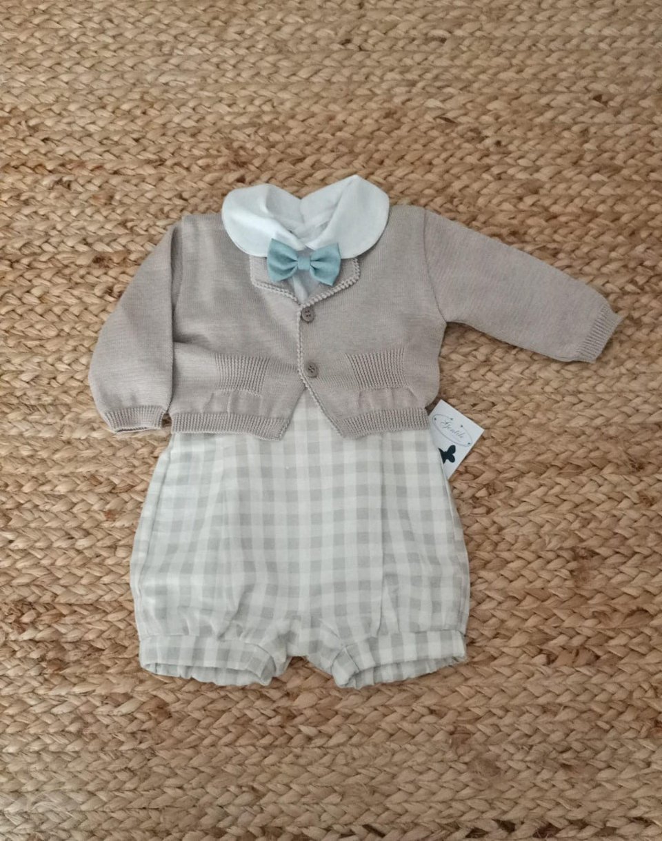 Completo 4 pezzi elegante Noce / Vaniglia Marlù