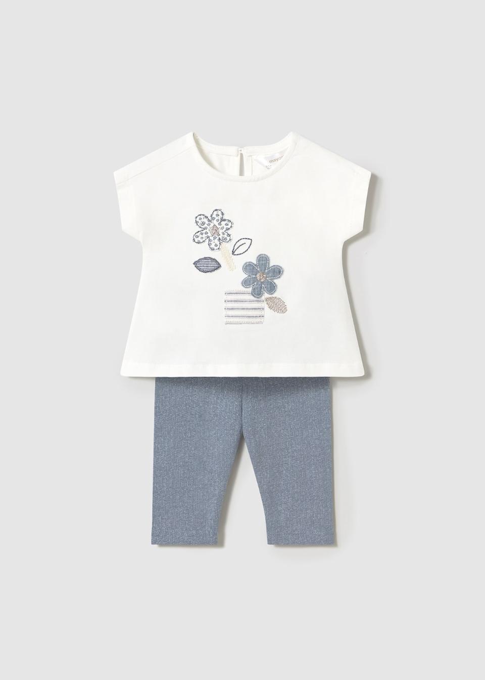 Completo leggings e maglietta in cotone Mayoral