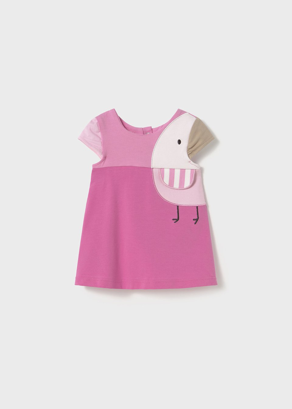 Vestito neonata in cotone Rosa Mayoral