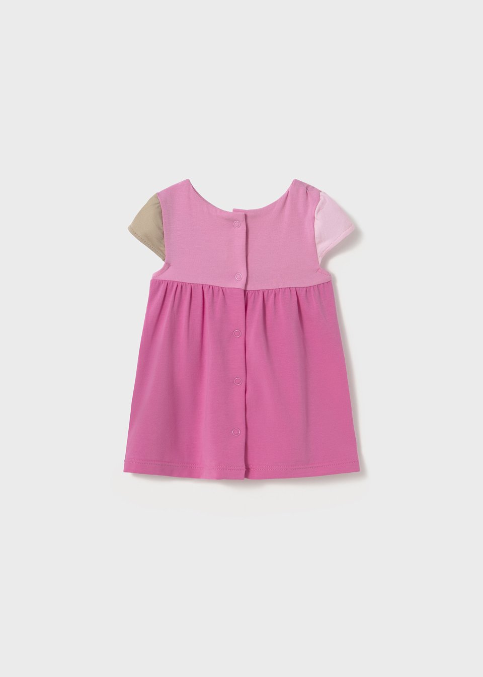 Vestito neonata in cotone Rosa Mayoral