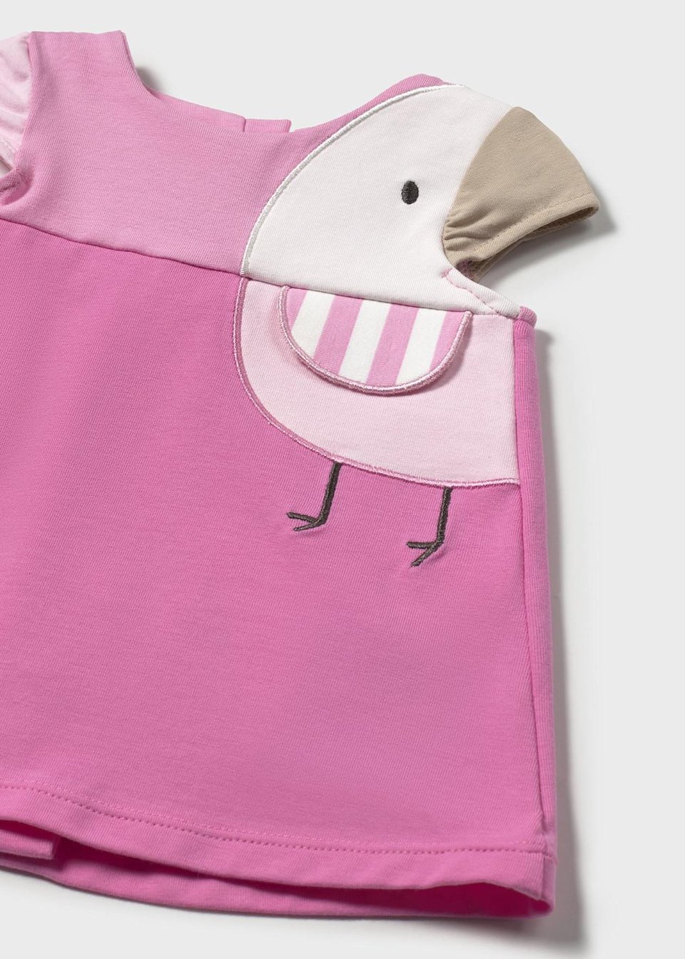 Vestito neonata in cotone Rosa Mayoral
