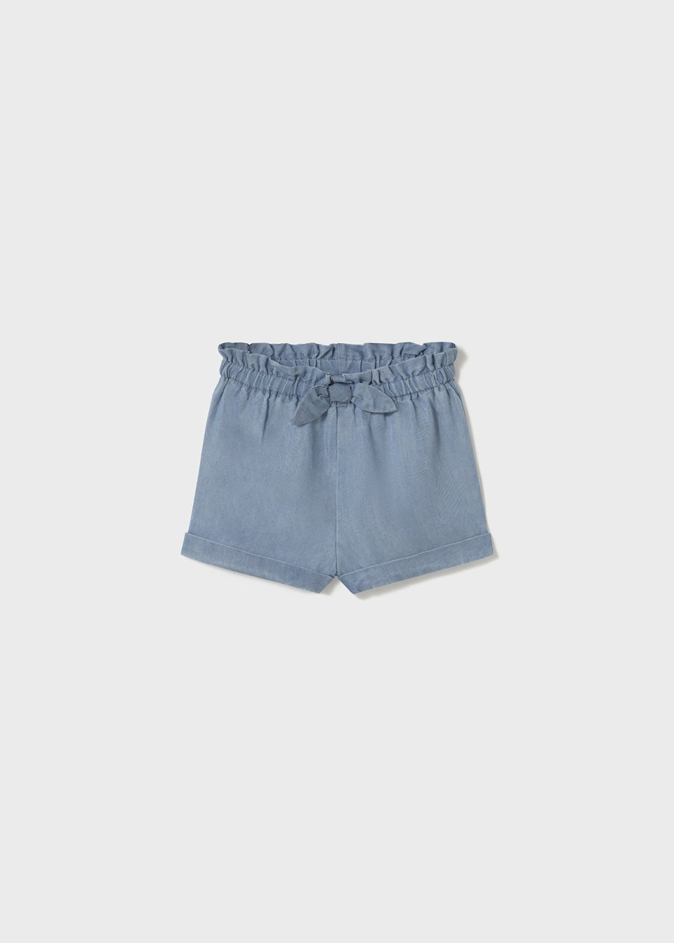 Pantaloncini neonata con fiocco Jeans Mayoral