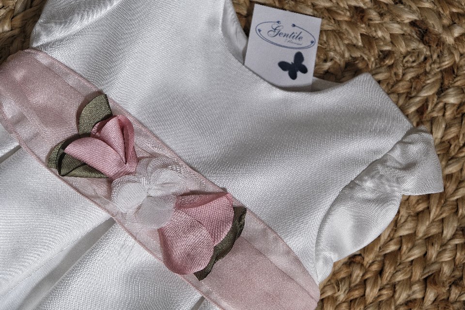 Abito elegante con cintura e culotte Bianco taglia 12 mesi Mayoral