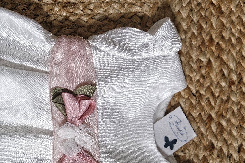 Abito elegante con cintura e culotte Bianco taglia 12 mesi Mayoral