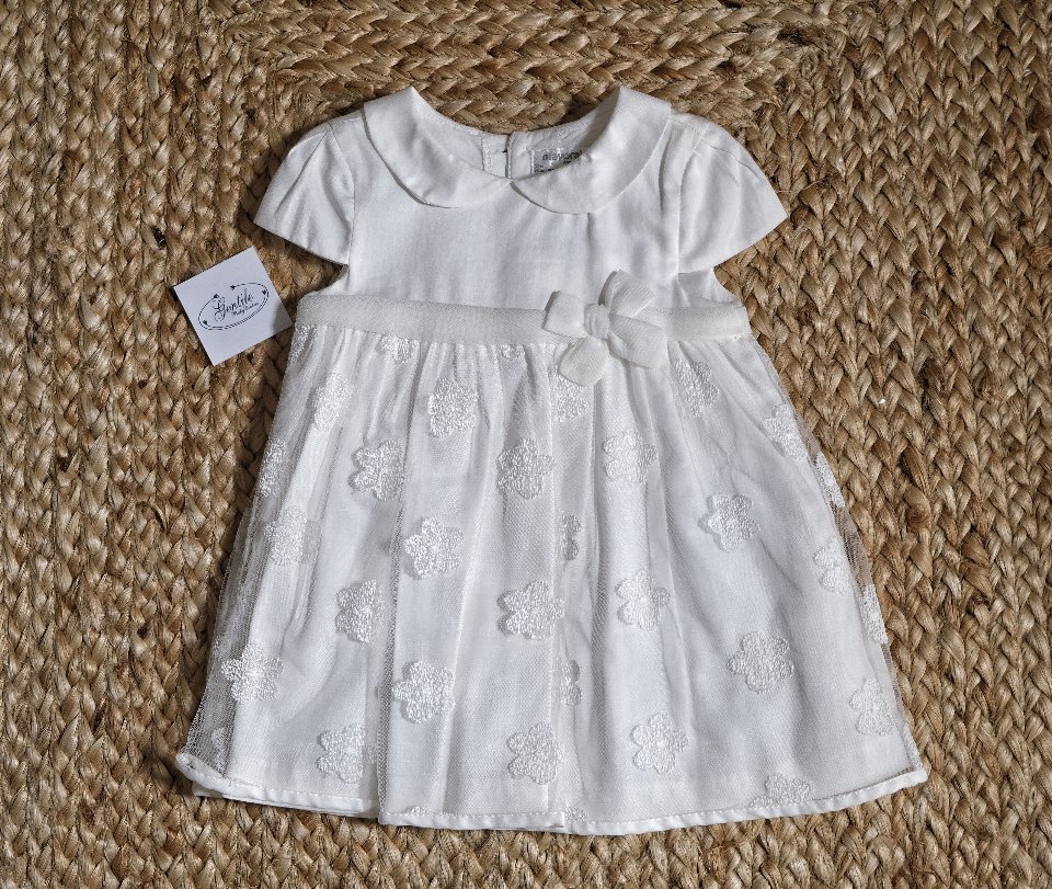 Abito elegante con culotte Crudo taglia 12 mesi Mayoral