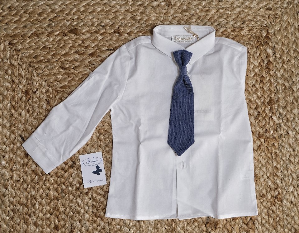Completo 4 pezzi elegante Azzurro taglia 12 mesi Bimbalò