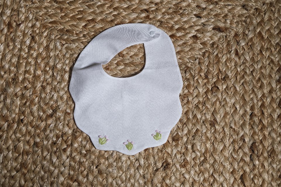 Completo nascita 6 pezzi in puro cotone Lilla Le Coconne