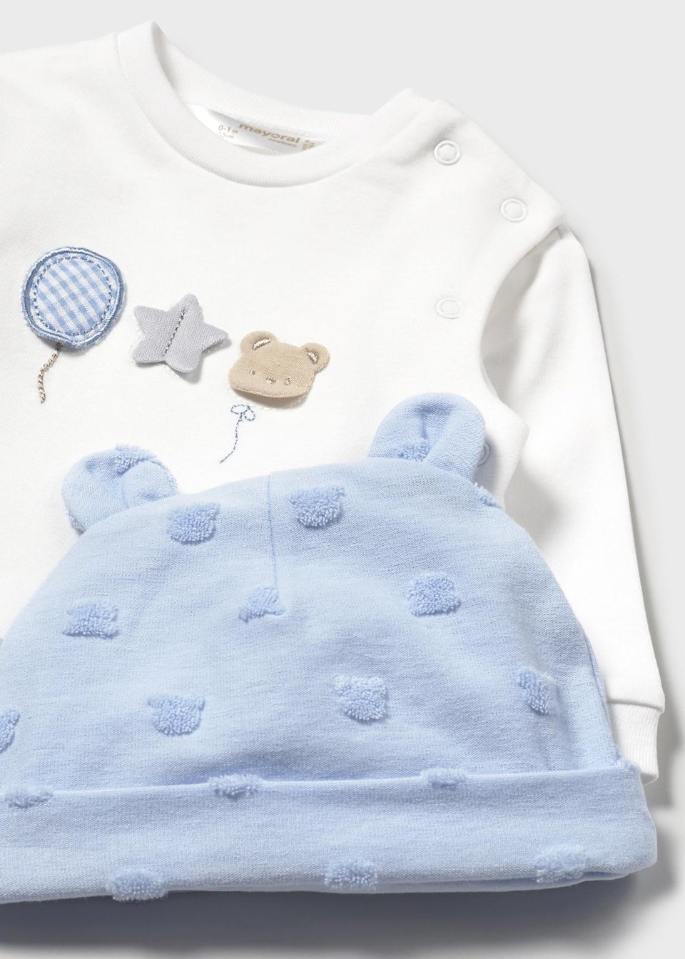 Completo 3 pezzi in jersey di cotone Cielo Mayoral