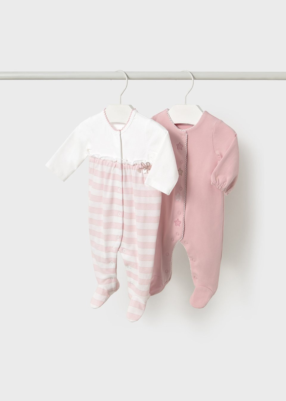 Set 2 tutine in jersey di cotone Rosa Mayoral