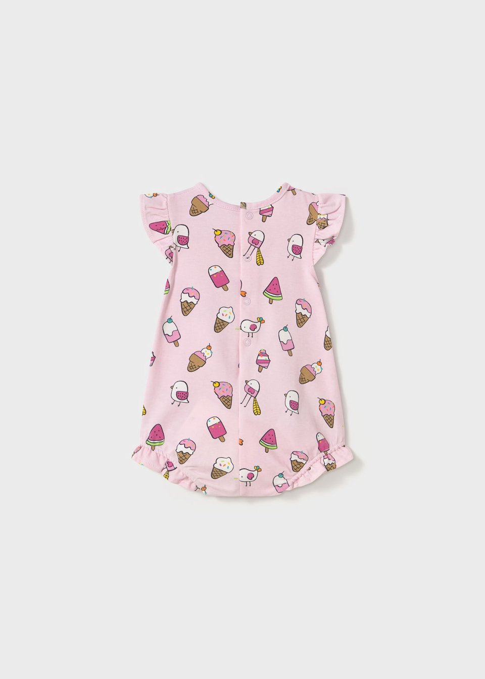 Set 3 pagliaccetti in jersey di cotone Rosa Mayoral