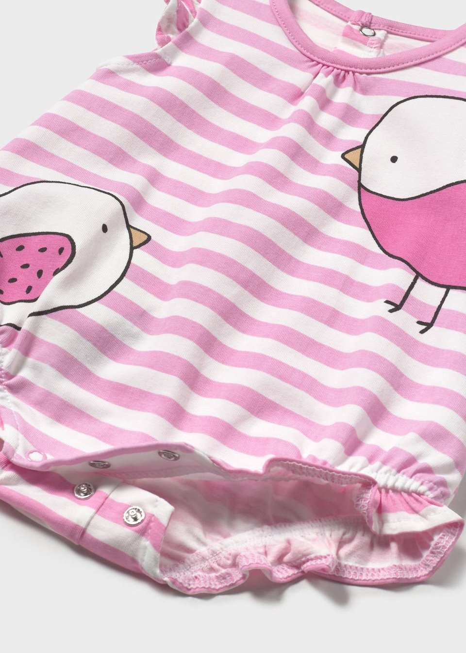 Set 3 pagliaccetti in jersey di cotone Rosa Mayoral