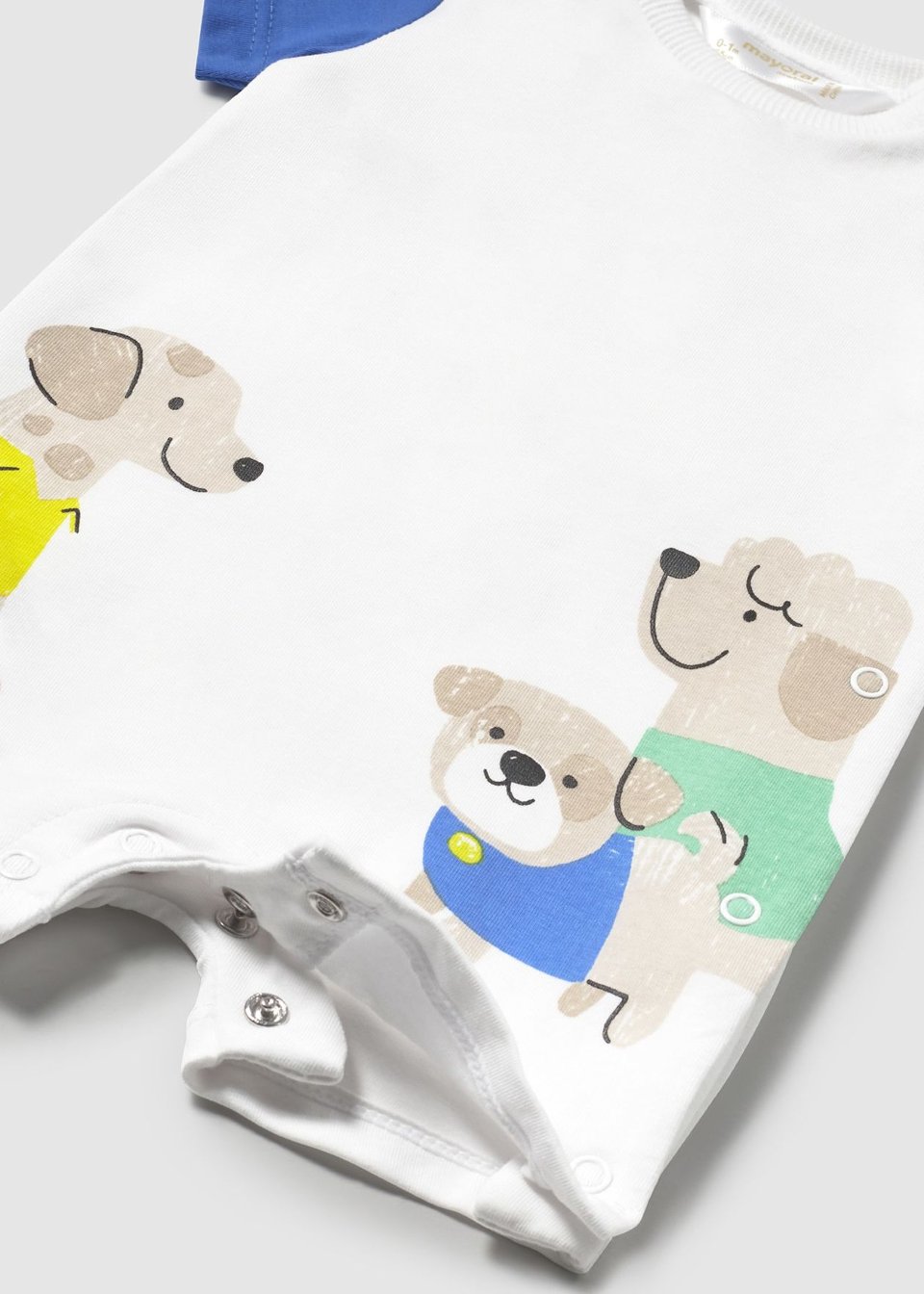Set 3 pagliaccetti in jersey di cotone Mayoral
