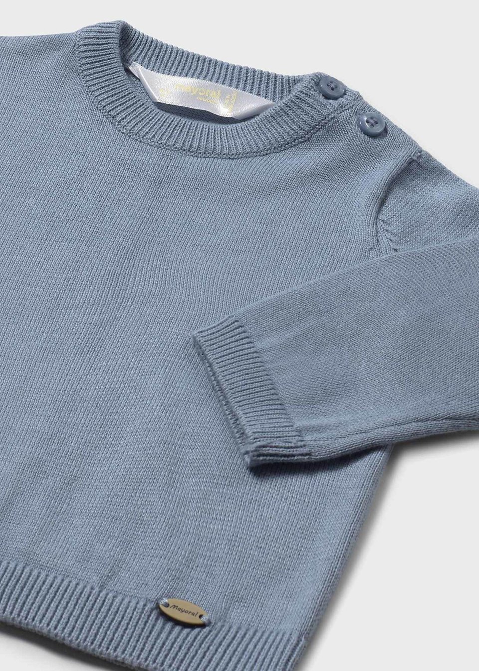 Maglioncino in puro cotone Azzurro Mayoral