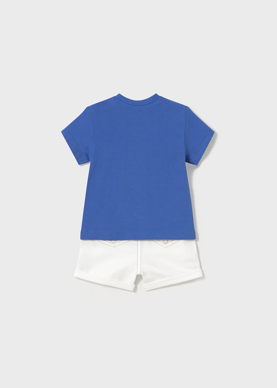 Completo 2 pezzi in cotone Blu Mayoral