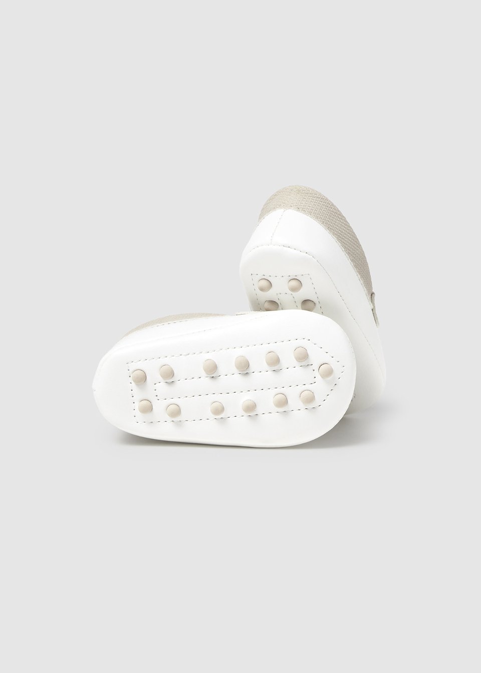 Mocassini neonato Bianco / Sabbia Mayoral