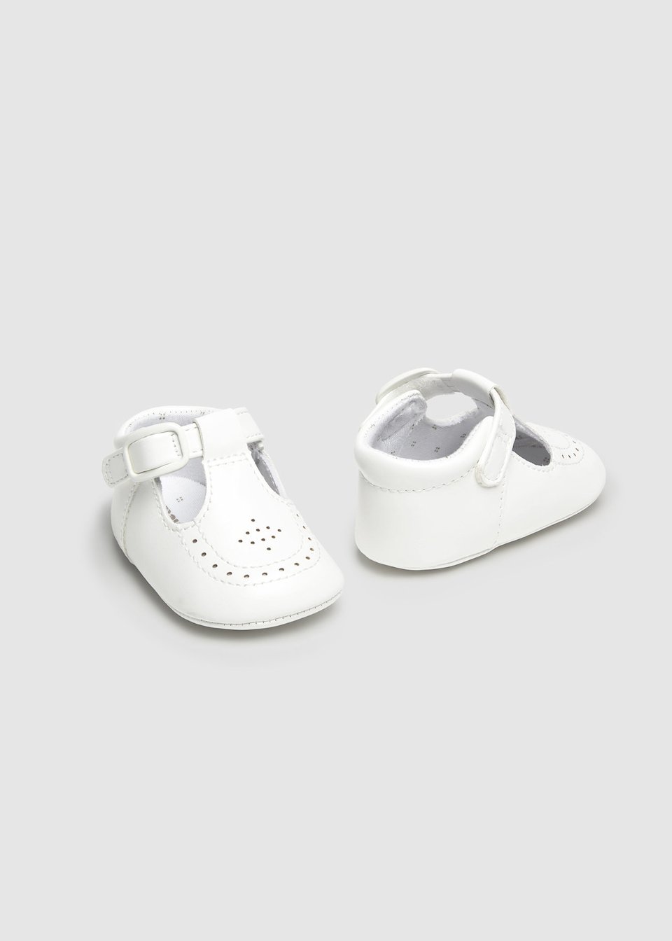 Scarpette traforate neonato Bianco Mayoral