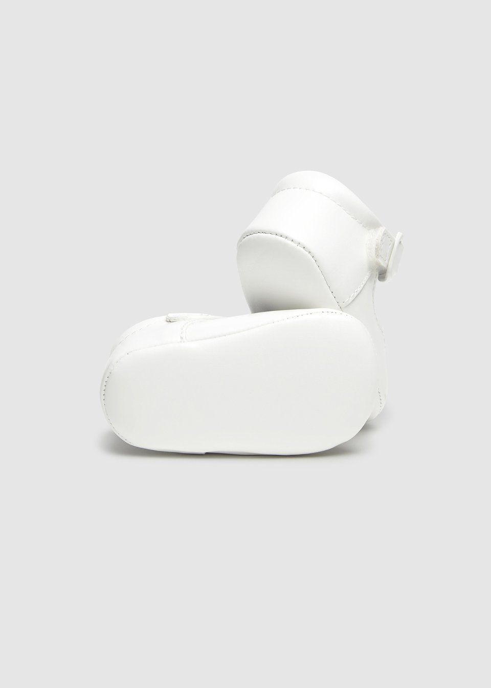 Scarpette traforate neonato Bianco Mayoral