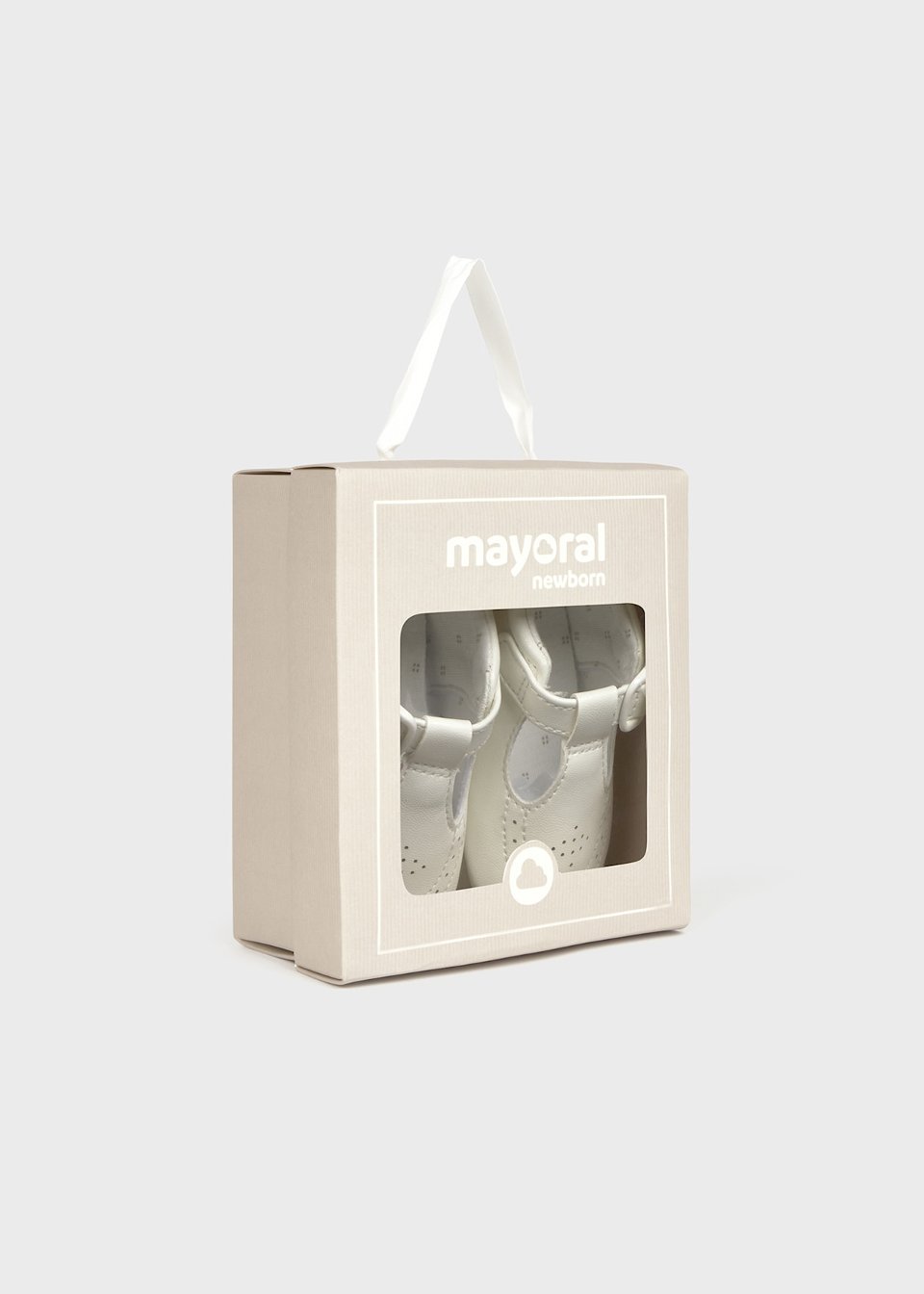 Scarpette traforate neonato Panna Mayoral