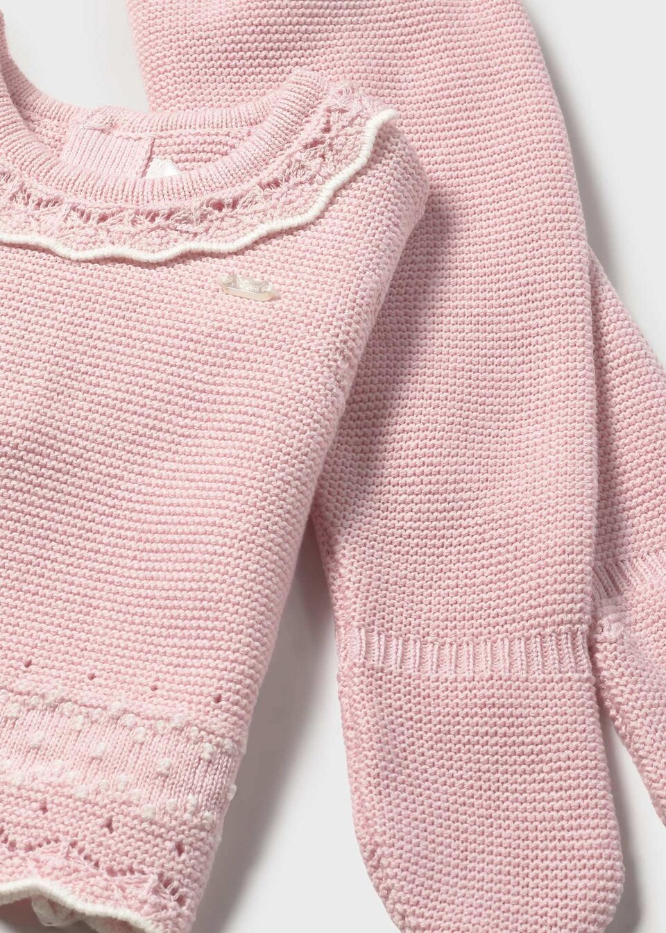 Completo 3 pezzi in caldo cotone Rosa Mayoral