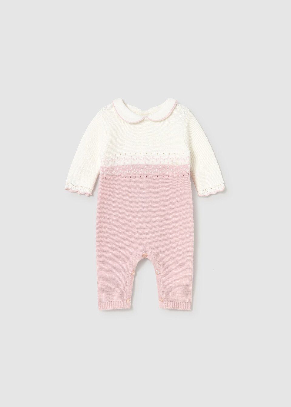 Tutina in caldo cotone Rosa / Bianco Mayoral