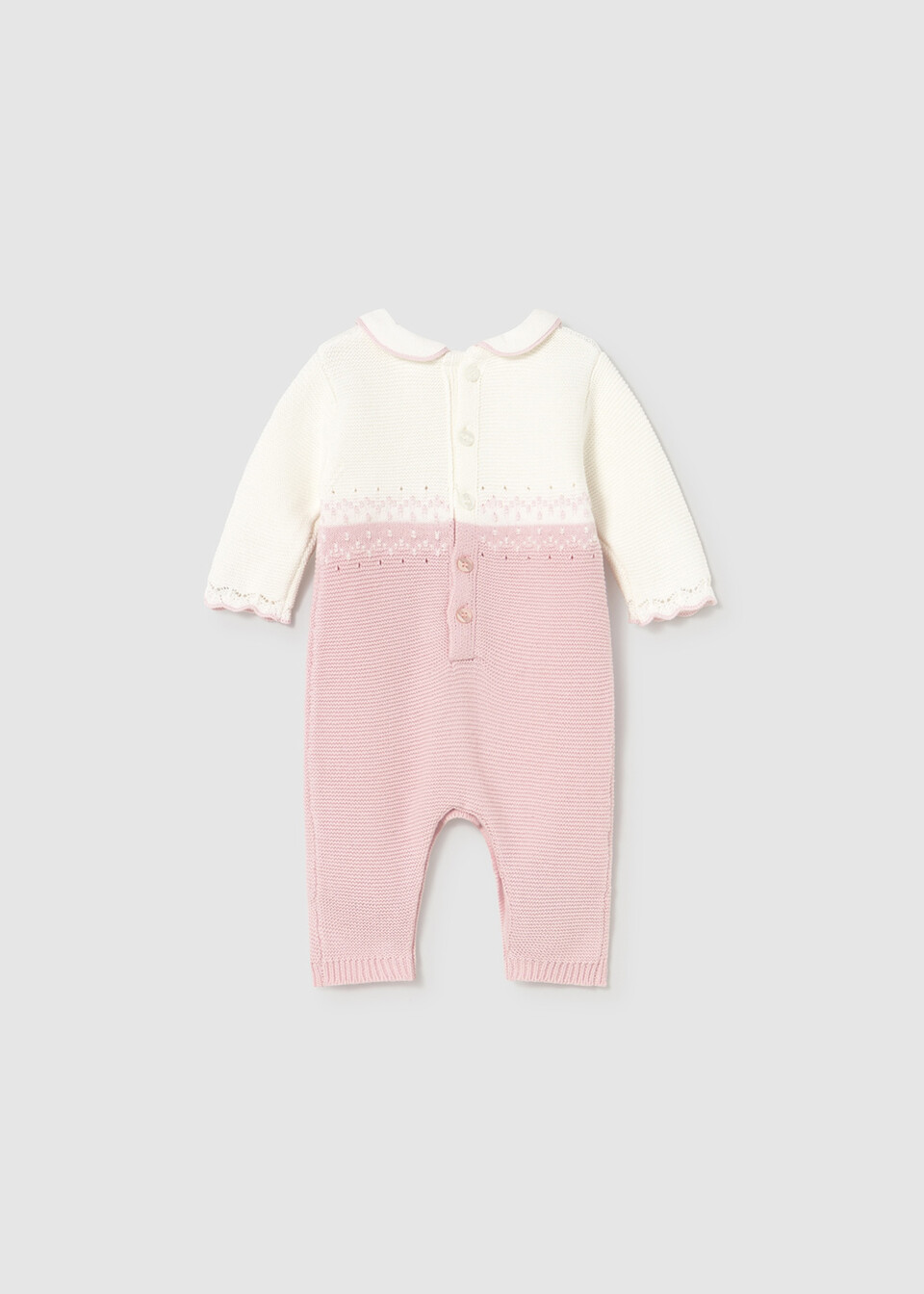 Tutina in caldo cotone Rosa / Bianco Mayoral