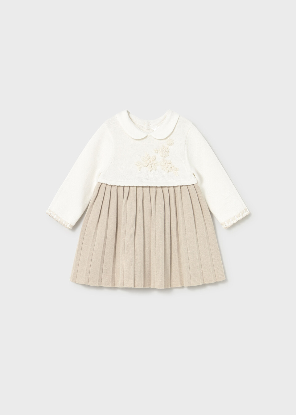 Vestito in caldo cotone Panna / Beige Mayoral