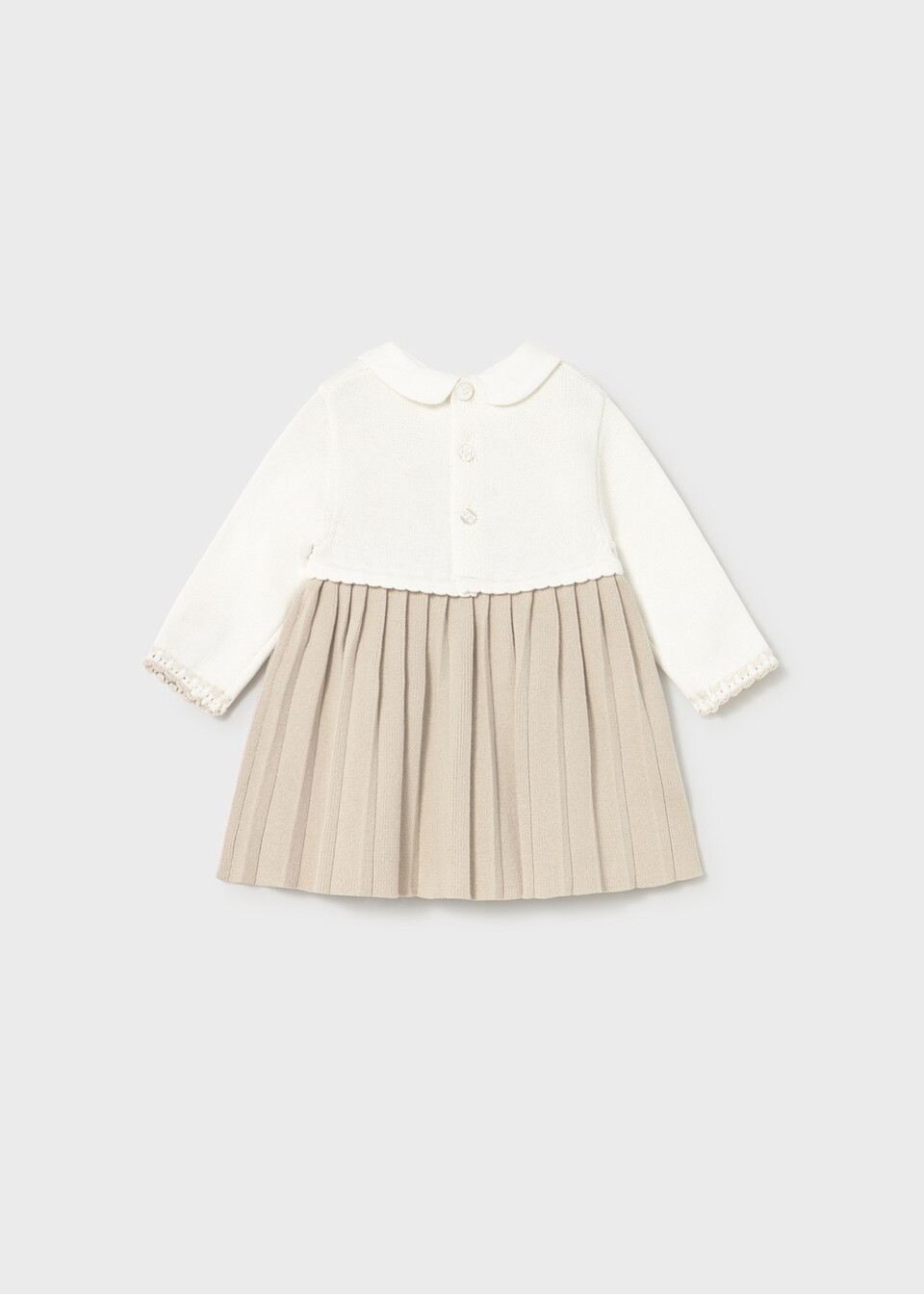Vestito in caldo cotone Panna / Beige Mayoral