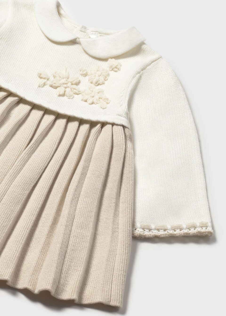 Vestito in caldo cotone Panna / Beige Mayoral