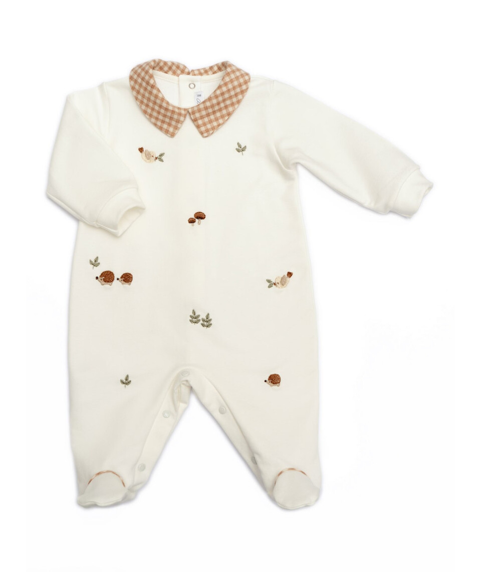 Tutina in caldo cotone Bianco Latte Barcellino