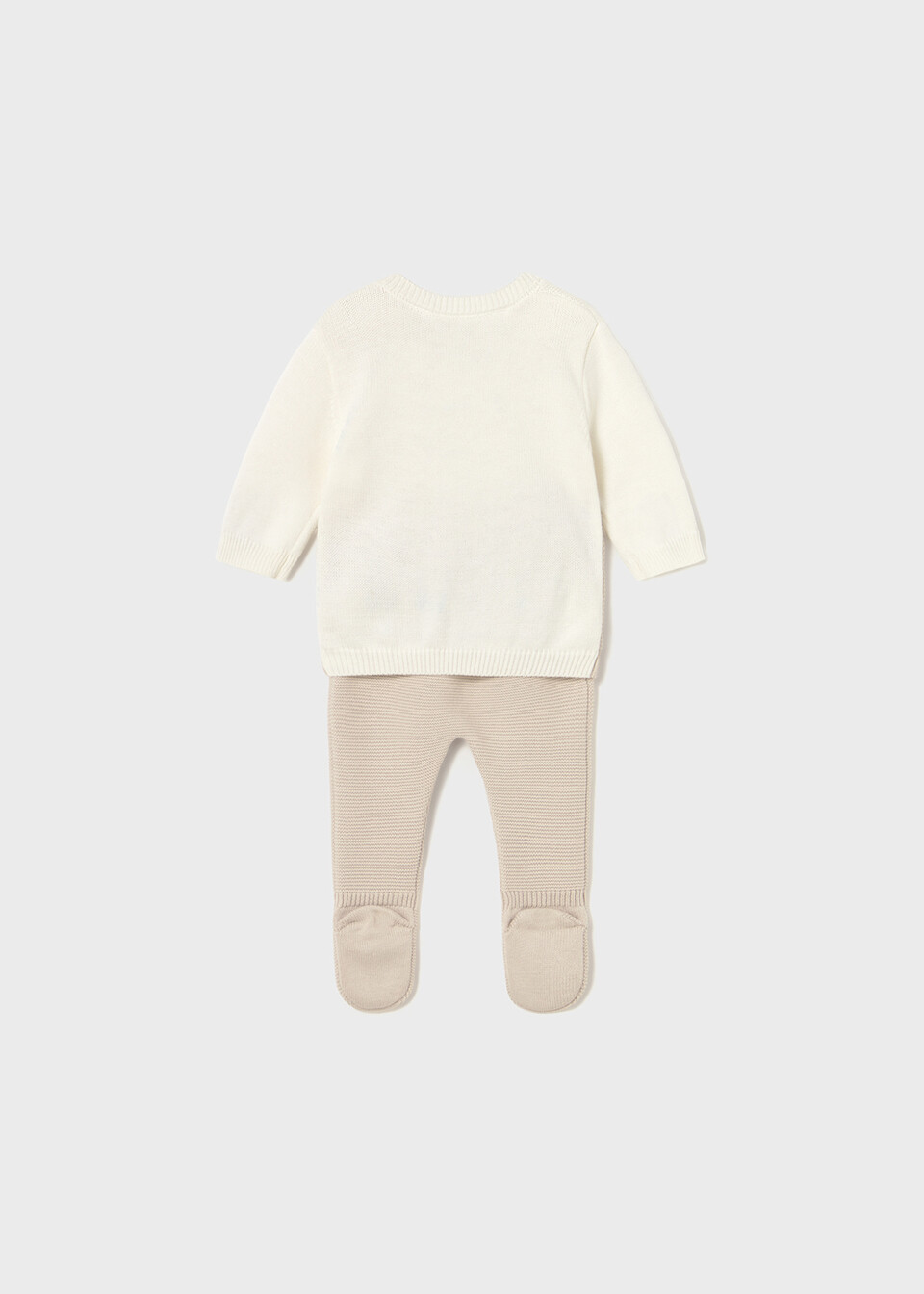 Completo 2 pezzi in caldo cotone Panna / Beige Mayoral
