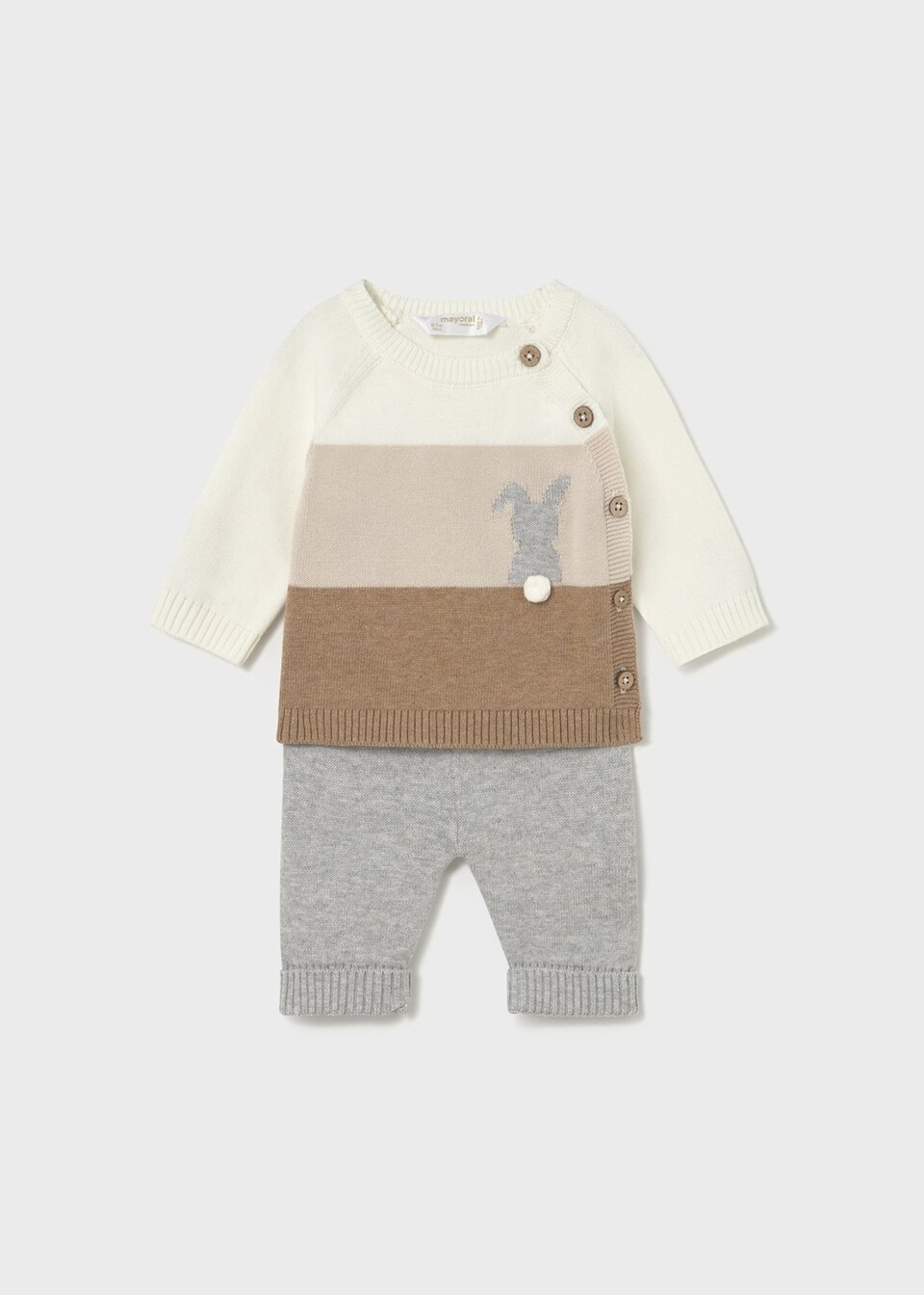 Completo 2 pezzi in caldo cotone Panna / Beige / Nocciola / Grigio Mayoral