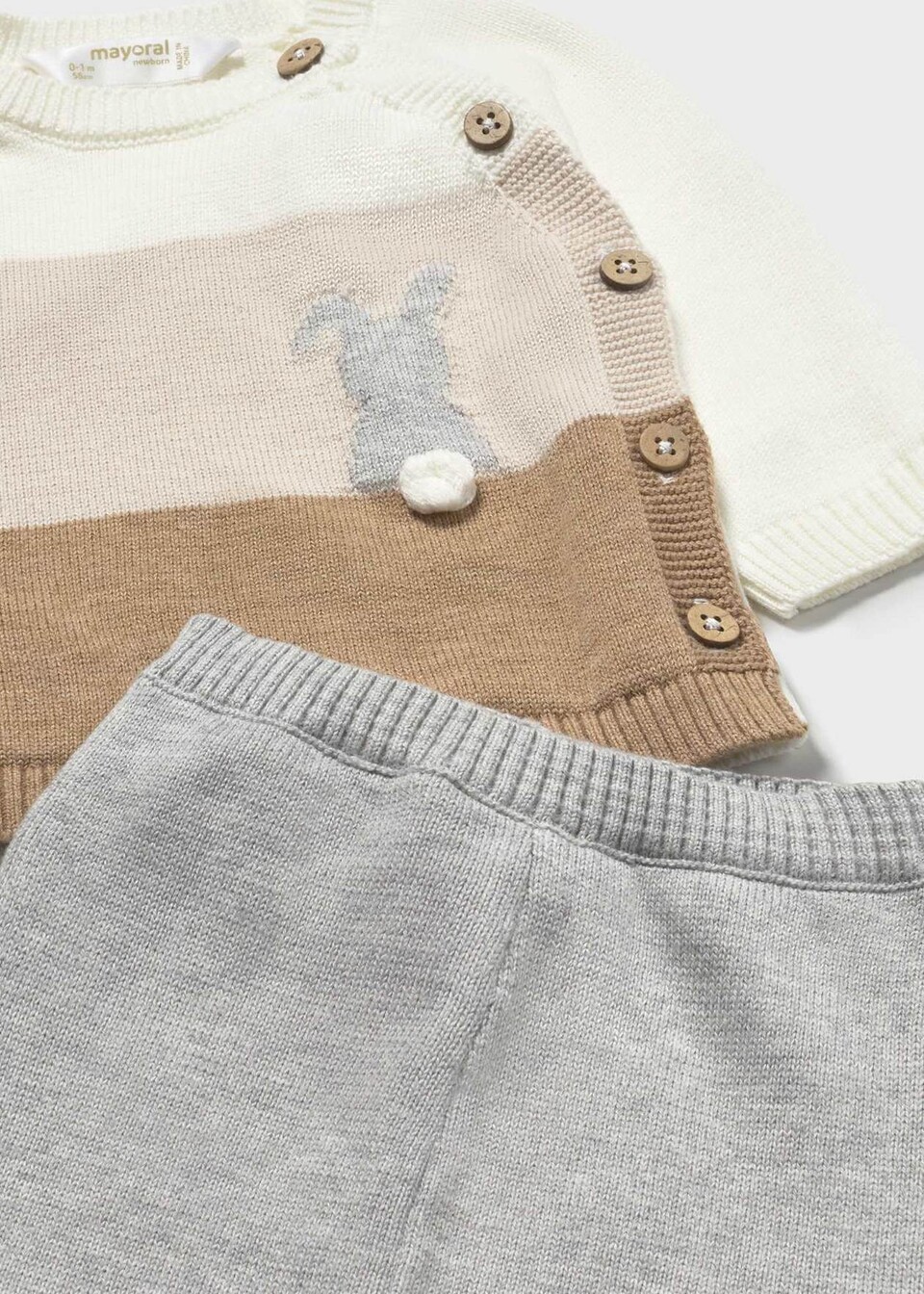 Completo 2 pezzi in caldo cotone Panna / Beige / Nocciola / Grigio Mayoral