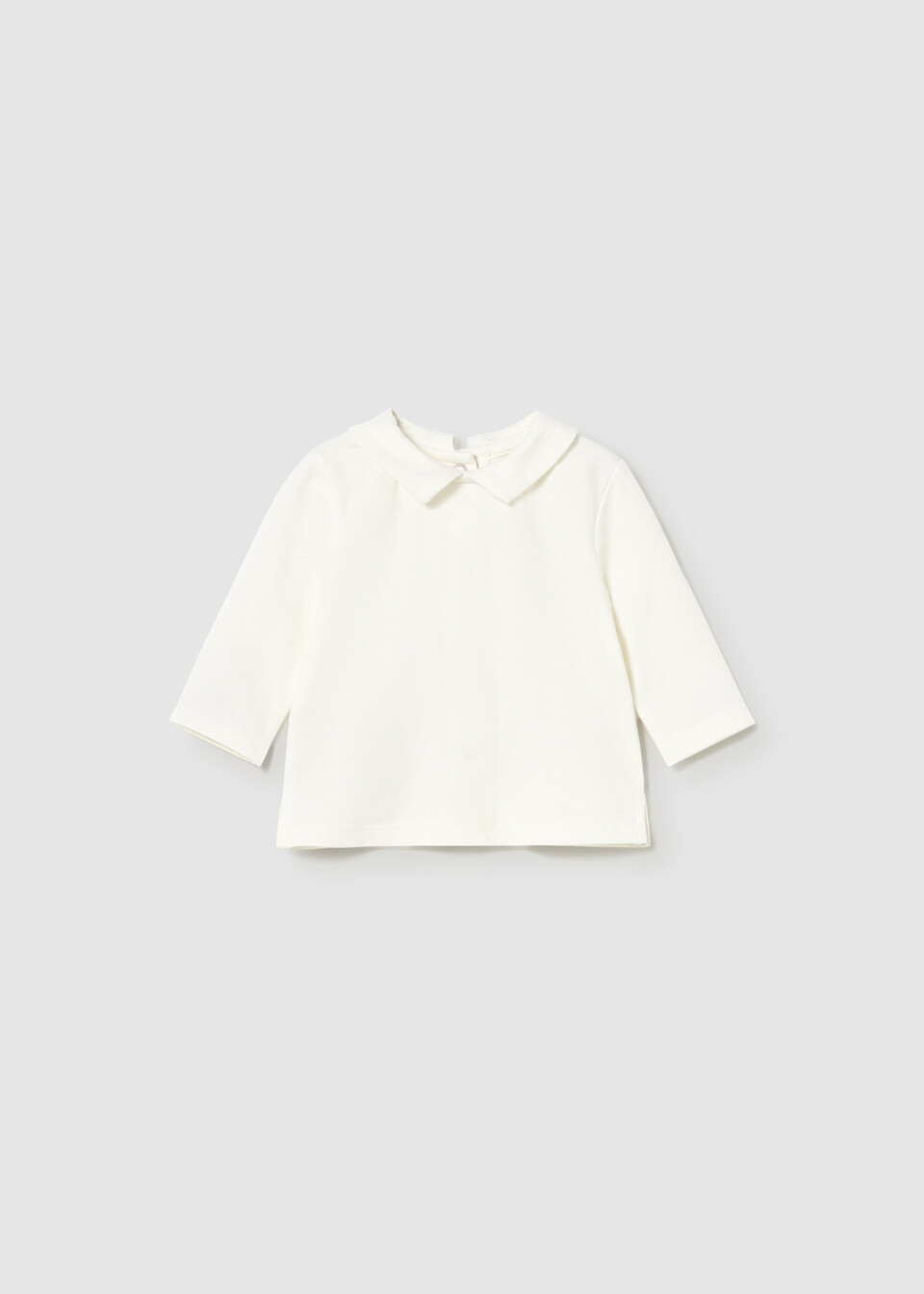 Completo salopette 3 pezzi Panna / Azzurro / Tortora Mayoral