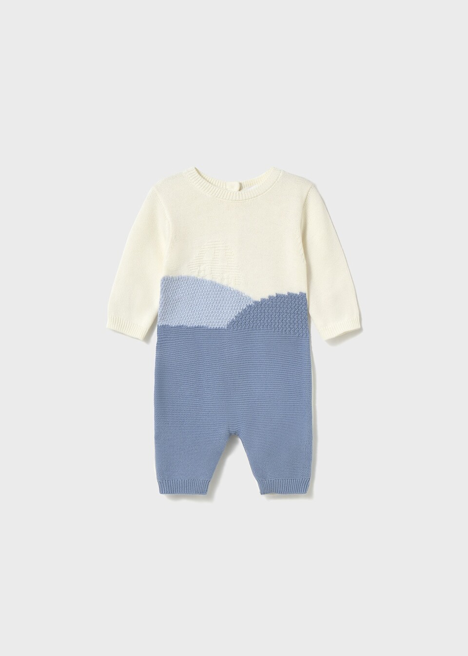 Tutina in caldo cotone Panna / Azzurro / Cielo Mayoral