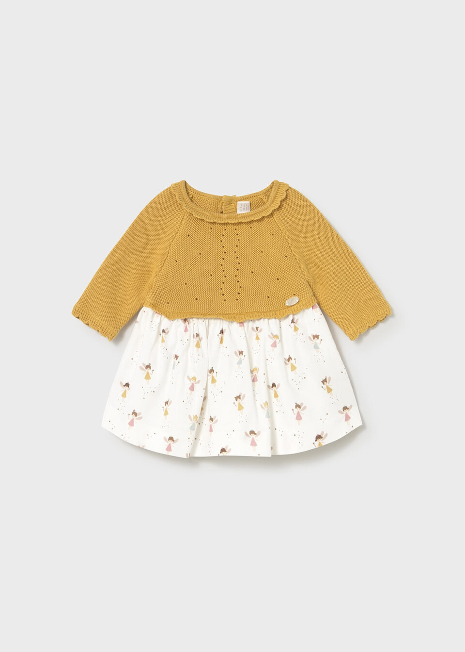 Vestito in caldo cotone Giallo Mayoral
