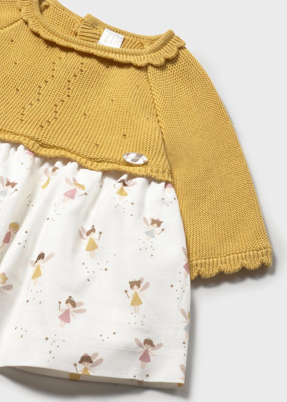 Vestito in caldo cotone Giallo Mayoral