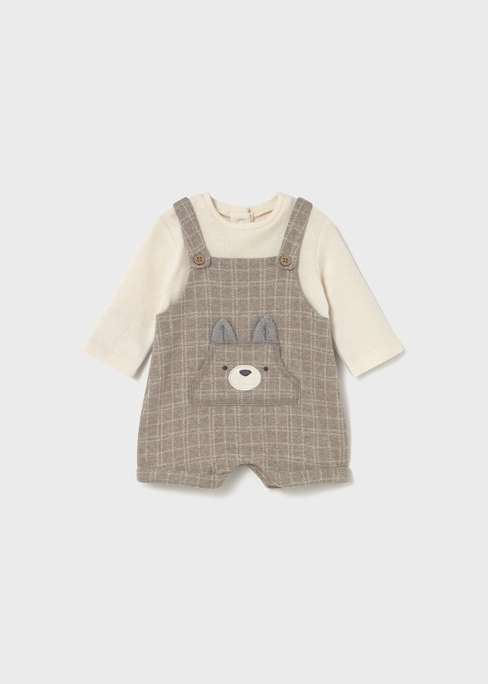 Pagliaccetto in caldo cotone Panna / Beige / Grigio Mayoral
