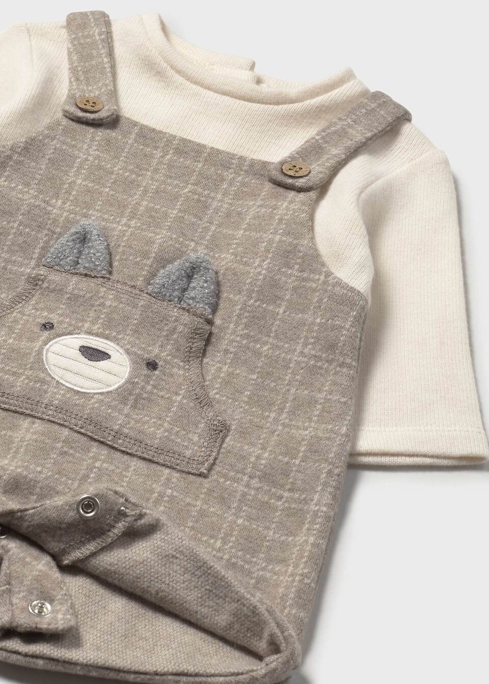 Pagliaccetto in caldo cotone Panna / Beige / Grigio Mayoral