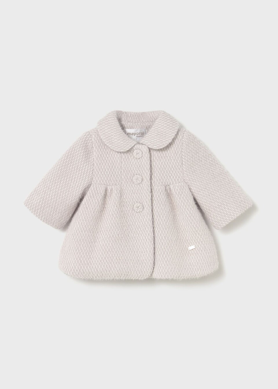 Cappotto teddy neonata Tortora Mayoral
