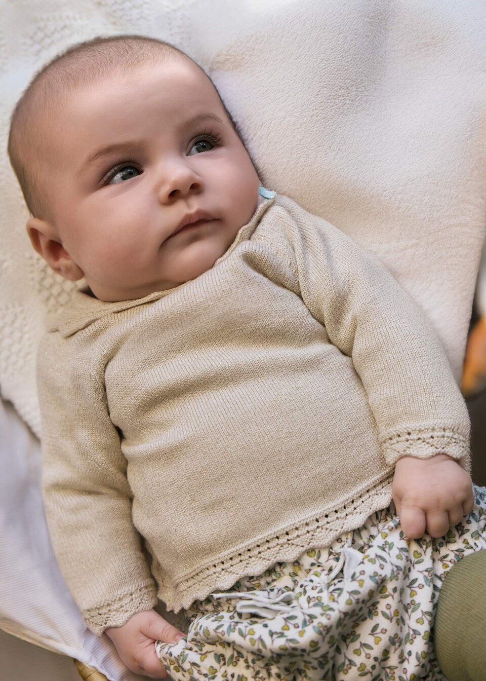 Completo 3 pezzi in caldo cotone Verde Mayoral