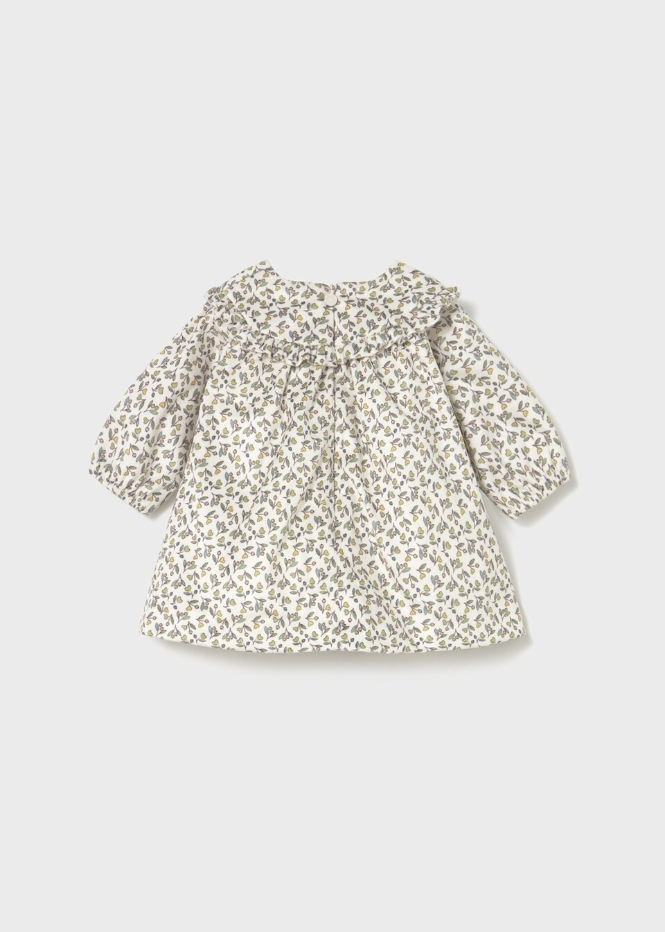 Vestito in velluto stampato Verde Oliva Mayoral