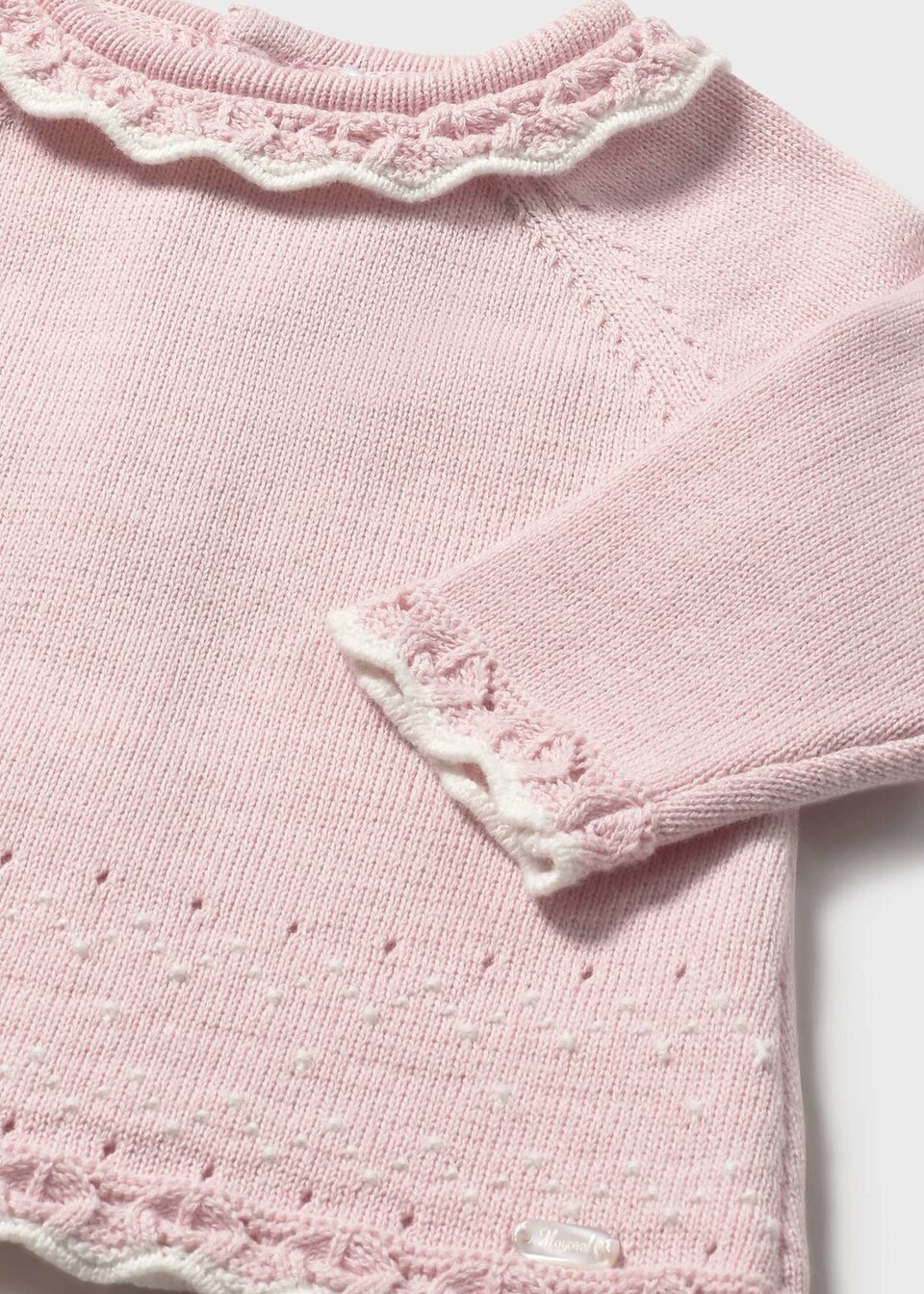 Completo 3 pezzi in caldo cotone Rosa Mayoral