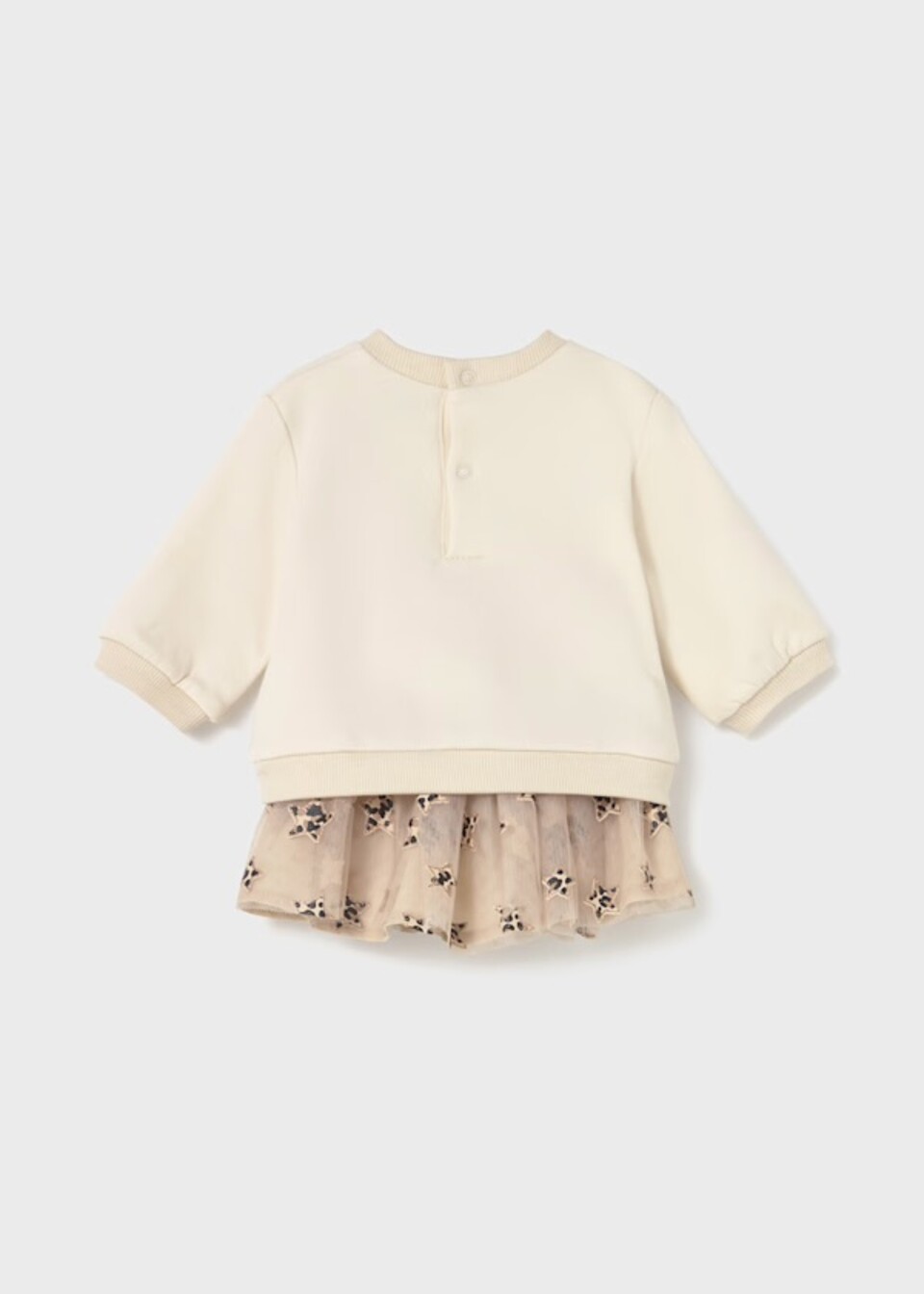 Completo 2 pezzi con gonna in tulle e felpa Mayoral