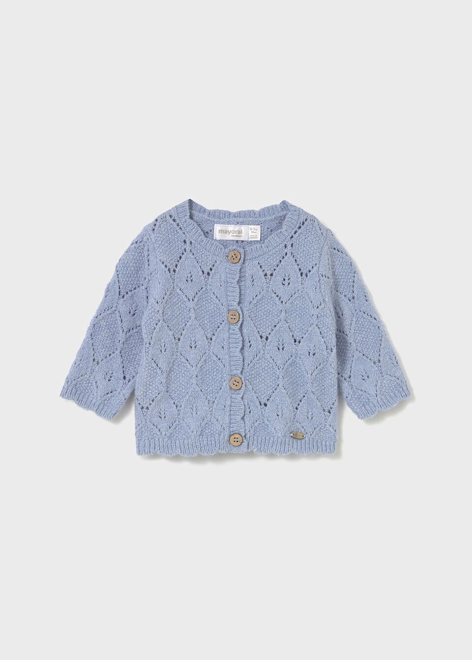 Cardigan neonata in caldo cotone Celeste Mayoral