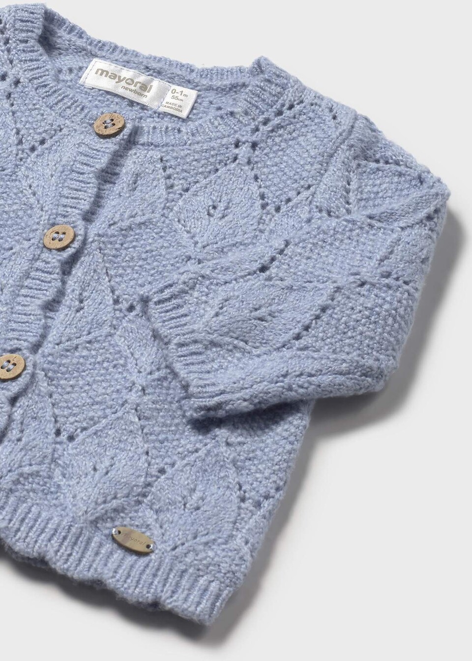Cardigan neonata in caldo cotone Celeste Mayoral
