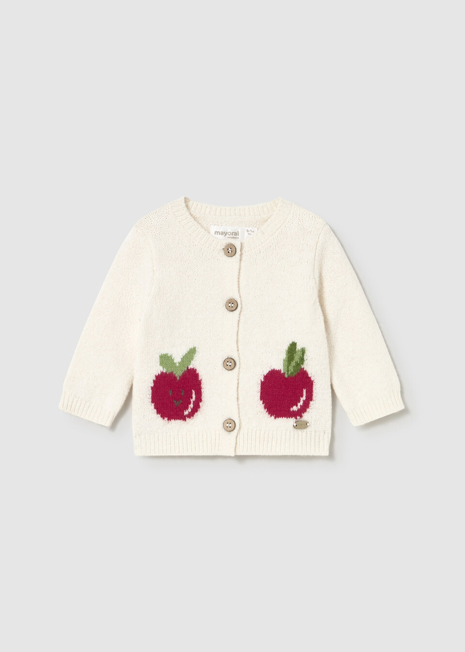 Cardigan neonata in caldo cotone Panna Mayoral